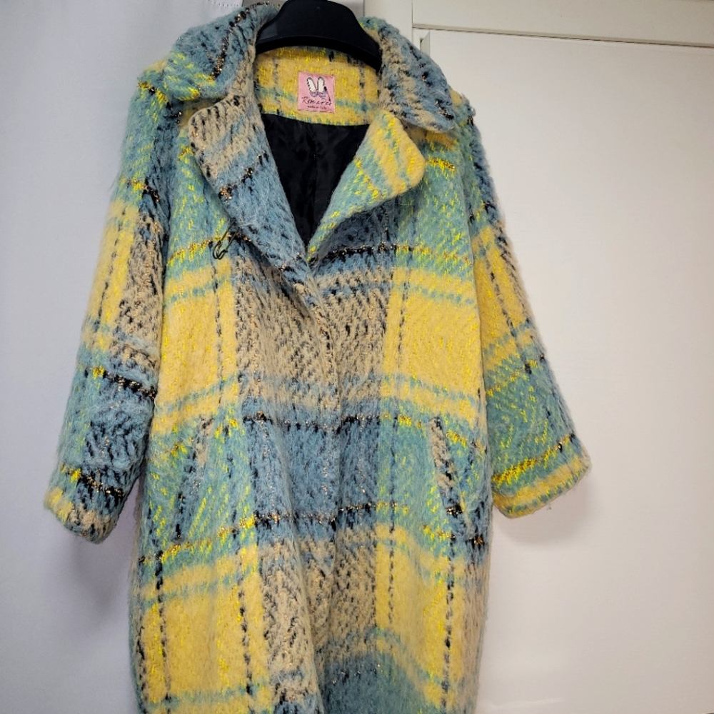 Italian wool coat 100% lama